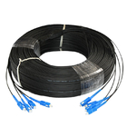 Single Mode FTTH Fiber Optic Drop Cable G.657 Indoor Outdoor 2 Core Custom Length
